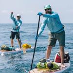 Previous Outdoor Adventures staff raises funds, crosses Lake Michigan on paddleboard